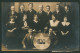 Carte Photo - Groupe De Personnes En Costumes (symbole IDO) Origine Riga > Templeneuve (France). - Rusia