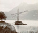 Haute-Savoie Lac Annecy * Doussard, Duingt, Barque « La Comète » Chargement Bois * Photo Vers 1890 - Antiche (ante 1900)