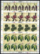 SINGAPORE 2024 ENDANGERED FLORA OF LOWLAND DIPTEROCARP FORESTS, FLOWER 4 X FULL SHEETS MNH (**) - Singapore (1959-...)