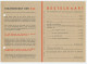 Dienst PTT - Bestelkaart Naamlijst Telefoondienst 1937 - Unclassified