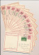 Briefkaart G. 284 Complete Set / Bijfrankering Groningen 1946 - Postal Stationery