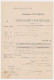 Em. 1891 Groningen - Cothen - Debet Nota / Bevelschrift - Unclassified