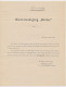 Em. 1876 Den Helder - Haringkarspel - Compleet Drukwerk - Cartas & Documentos