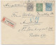 Envelop G. 21 / Bijfrankering Aangetekend S Gravenhage 1921 - Postal Stationery