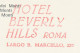 Meter Card Italy 1974 Hotel Beverly Hills Rome - Otros & Sin Clasificación