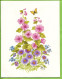 Delcampe - LOT 9 Cartes Doubles 15 X 20 Cm * FLEURS Diverses Toutes Avec PAPILLON Signées AMMON Illustrateur * Publicatiions Quay - Flowers