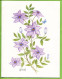 Delcampe - LOT 9 Cartes Doubles 15 X 20 Cm * FLEURS Diverses Toutes Avec PAPILLON Signées AMMON Illustrateur * Publicatiions Quay - Blumen