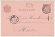 Rinnegom - Trein Kleinrondstempel Amsterdam - Helder A 1895 - Lettres & Documents