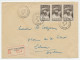 Registered Cover / Postmark France 1947 Universal Postal Congres - Paris 1947 - UPU (Unión Postal Universal)