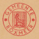 Meter Cover Netherlands 1962 Buck - Municipal Coat Of Arms Boxmeer - Otros & Sin Clasificación