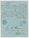 Briefkaart G. 30 Amsterdam - Belgie 1892 V.v. - Entiers Postaux