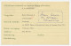 Verhuiskaart G. 26 Particulier Bedrukt Den Haag 1962 - Material Postal