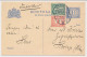 Briefkaart G. 79 I / Bijfrankering Groningen - Duitsland 1909 - Interi Postali