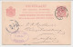 Briefkaart G. 54 B Groningen - Duitsland 1901 - Entiers Postaux