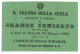 03907 "MILANO - BIGLIETTO D''INGRESSO R. TEATRO DELLA SCALA - GRANDE CONCERTO - 24 GIUGNO 1864" ORIG.- TIMBRO A SECCO - Tickets - Entradas