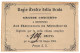 03908 "MILANO-BIGLIETTO D''INGRESSO R. TEATRO DELLA SCALA-GRANDE CONCERTO-24/06/1864-SEDIA CHIUSA" ORIG.- TIMBRO A SECCO - Tickets - Entradas