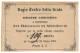 03908 "MILANO-BIGLIETTO D''INGRESSO R. TEATRO DELLA SCALA-GRANDE CONCERTO-24/06/1864-SEDIA CHIUSA" ORIG.- TIMBRO A SECCO - Tickets - Vouchers