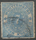 Germany Wurttemberg 1869 Used Stamp Mi# 39 - Altri & Non Classificati