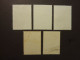 POLYNESIE FRANCAISE, Année 1983-84, YT N° 195-197-209-210-229 Oblitérés. Tikis - Used Stamps