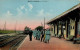 N°1123 W -cpa Mailly Le Camp -la Gare- - Gares - Avec Trains