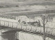 72 LE MANS N°42 Pont De Fer Sur La Sarthe En 1916 Cheminée VOIR ZOOM Personnages Et Charrettes Sur Le Pont - Le Mans