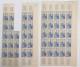Delcampe - France 1952/53 Feuilles. Tour De France, Versailles, Médaille Militaire, Etc...  922 Cote €. - Full Sheets