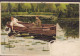 Sweden UPU PPC Alfred Mailick : Couple In A Rowing Boat 'Marie' LINKÖPING 1910 MALMSTATT Oskar II. (2 Scans) - Mailick, Alfred