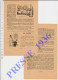 3vues 1936 André De Bréville Clown Poiret Puck Cirque évocation De Francoli + César Mouvion Lanterne éclairage à L'huile - Unclassified