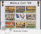 GAMBIA 1998 FOOTBALL WORLD CUP 4 S/SHEETS 4 SHEETLETS AND 6 STAMPS - 1998 – France