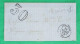 CAD TYPE 15 LAVARDAC LOT ET GARONNE BOITE RURALE A XAINTRAILLES POUR PASQUAU TAXE 30 1864 LETTRE COVER FRANCE - 1849-1876: Classic Period