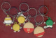 ** LOT  6  PORTE - CLEFS  MINI  BABYBEL ** - Llaveros