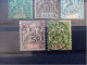 BENIN.1894. Type SAGE N° 33 à 45 .Lot De 3 NEUFS + 6 Oblitérés. Côte YT 2022 : 65,00 € - Used Stamps