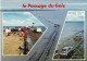 85. ÎLE DE NOIRMOUTIER. CPA. MULTIVUES. LE PASSAGE DU GOIS .ANIMATION. VOITURES. +. TEXTE - Ile De Noirmoutier