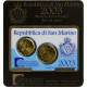 Saint Marin , Set 20 Ct. & 50 Ct., Coin Card.FDC, 2003, Rome, Or Nordique, FDC - San Marino