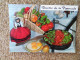 KB10/1382*1385-Recettes De Cuisine Lot De 4 Cartes Postales - Küchenrezepte