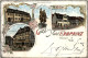 Gruss Aus Hotel Erbprinz Weimar - Litho - Weimar