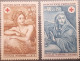 France Yvert 1619-1620** Année 1969 MNH. Paires Croix Rouge. - Nuevos