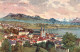 13561900 Luzern Vierwaldstaettersee Rigi Kirche Luzern Vierwaldstaettersee - Autres & Non Classés