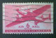 United States, Scott #C25a, Used(o), 1941 Air Mail, Transporter Series, 6¢, Carmine - 2a. 1941-1960 Usati