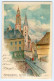 Y5220/ Straßburg Elsaß Alt St. Peter  Litho AK  F. Hoch 1900 - Elsass