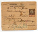 C2401/ Post-Begleitadresse ( Paketkarte ) Wien Gaudenzdorf 1889 - Non Classificati