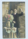 K392/  Neujahr Silvester Paar Trinkt Sekt Schöne Foto AK 1912 - Nouvel An