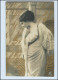 Y550/ Junge Frau Foto AK Golddruck 1913 Jugendstil - Photographs