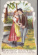 Denmark Vorläufer Deutsches Reich PPC (Embossed Geprägt) 'Küssen Ist Keine Sünd' Loving Couple ULDERUP (Schleswig) 1909 - Nordschleswig