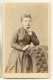 W2E50/ CDV Foto Junge Frau Atelier Jürgens, Altona Ca.1880 - Altri & Non Classificati
