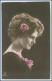 Y1736/ Frau Mit Rose Im Haar 1913 Foto AK - Zonder Classificatie