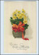 P3A51/ Geburtstag Blumen Mit Schleife 1917 Litho AK - Compleanni