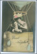 Y1052/ Neujahr Junges Paar Im Ballon Schönes Foto AK 1909 - Nieuwjaar