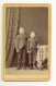 W7G27/ CDV Foto  Kinder Zwei Brüder Ca.1875 - Autres & Non Classés