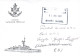 ENVELOPPE AVEC CACHET OFFICIEL FREGATE LATOUCHE TREVILLE - BREST NAVAL LE 02/01/2001 - Naval Post